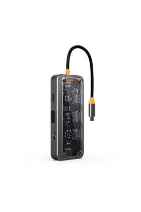 ZR663 Type-C 8 İn 1 Multı Functıonal Hub Statıon