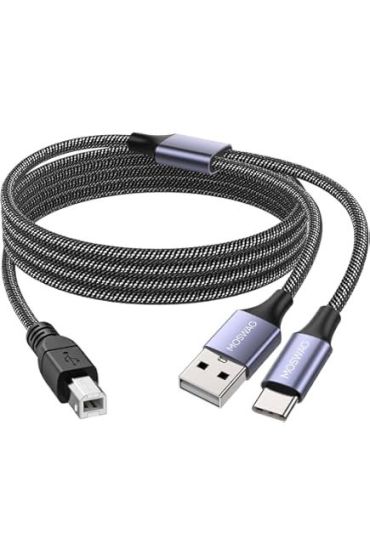 ZR361 Ads 501 Type-C 2 İn 1 Yazıcı Kablosu