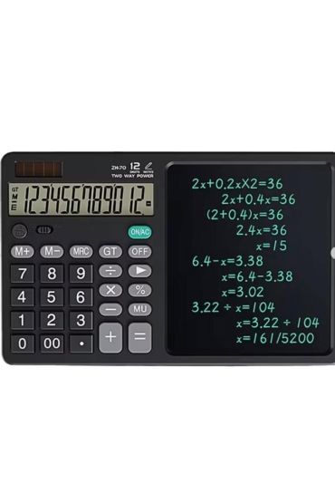 ZR900 Siyah Yazı Tahtalı Hesap Makinesi