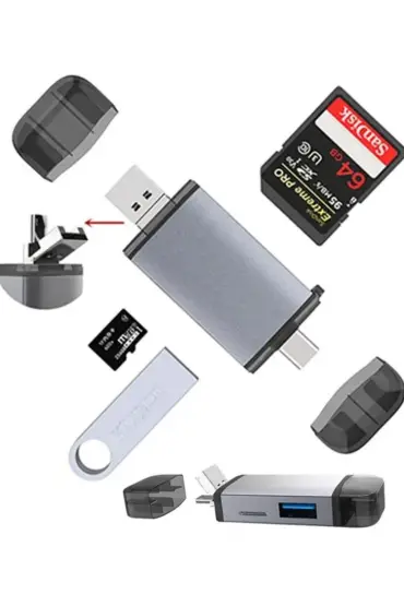 ZR428 T993A Type-C 3 İn 1 Card Reader