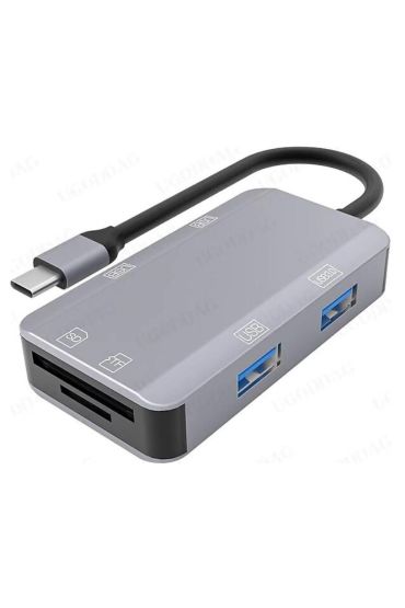 ZR785 6 İn 1 Nk-3049H Usb-C Multi-Function Çevirici