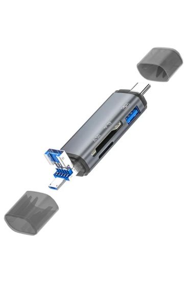 ZR286 Ads307 3 In 1 Type-C Card Reader