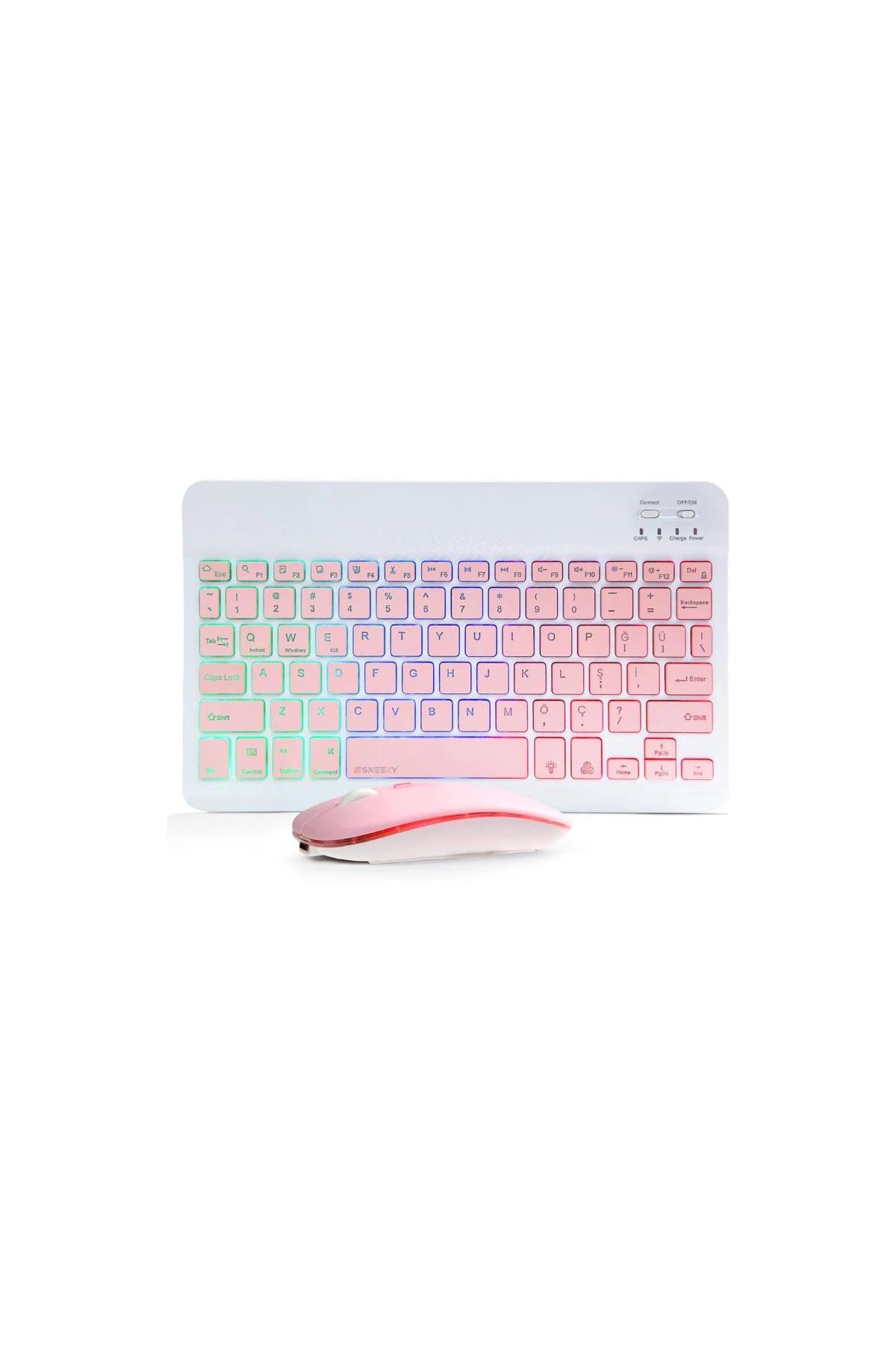 ZR955 Pembe Rgb Km Set