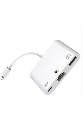 ZR461 Nk107 Lightning Çoklu Ethernet Adaptör