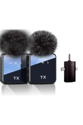 ZR983 F11-2 Kablosuz Çiftli Çok Girişli Mikrofon