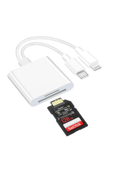 ZR636 Type-C Lightning Camera Storage Card Reader