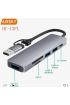 Airsky Hc13Fl 5 İn 1 Usb Type-C 2 İn 1 Çevirici