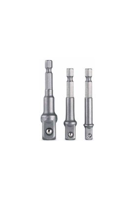 Hex Plus Lokma Adaptörü 3 Parça Set 1/4-3/8-1/2 MM DMX4712