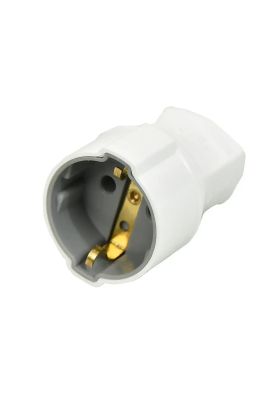 Topraklı Dişi Fiş Beyaz