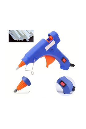 Sıcak Silikon Tabancası 80W On/OFF Tuşlu + 4 Adet Tam Boy Kalın Slikon Hediyeli