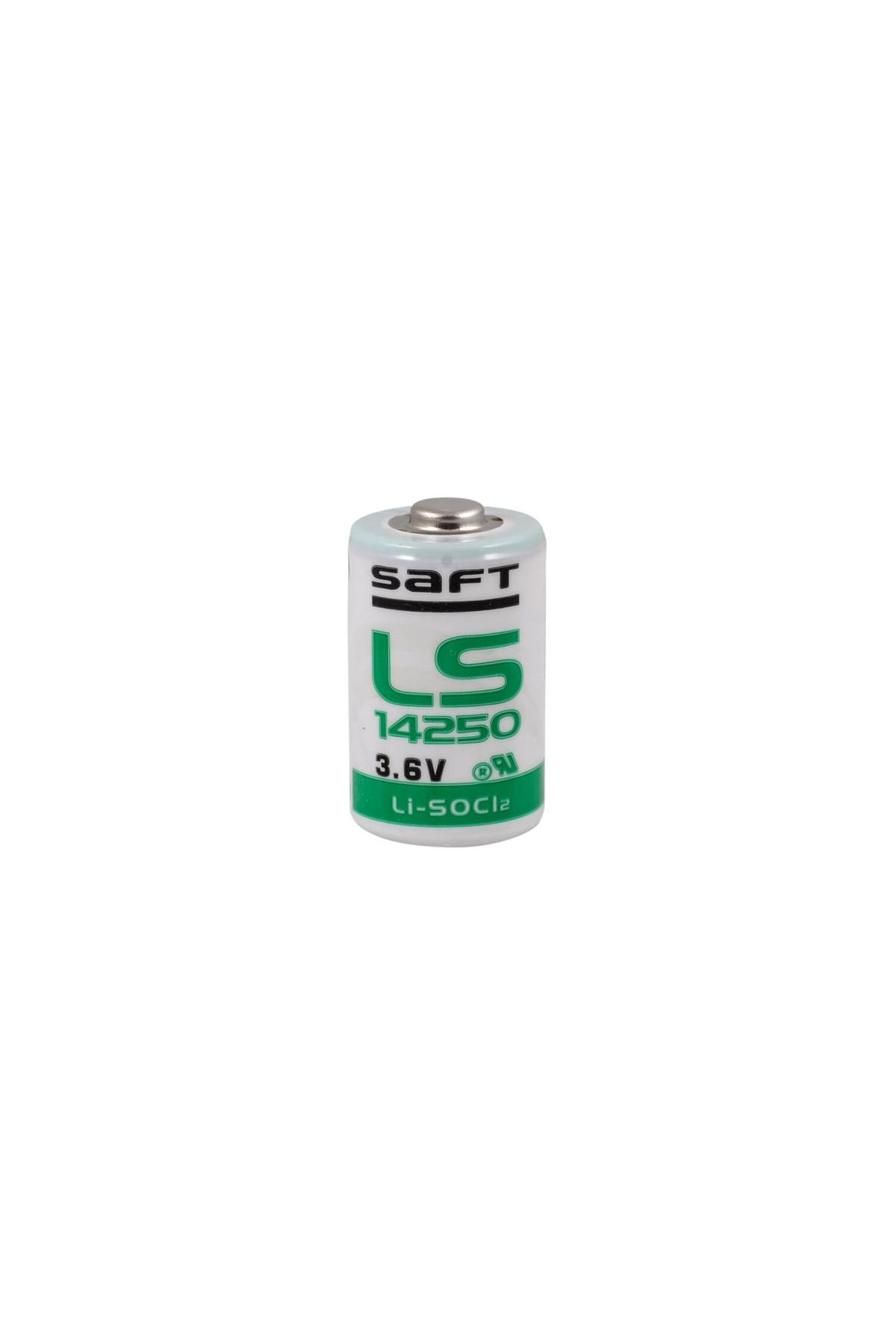 Saft LS 14250 3.6V 1/2 AA Size  Lithium Pil  (Li-SOCI2)
