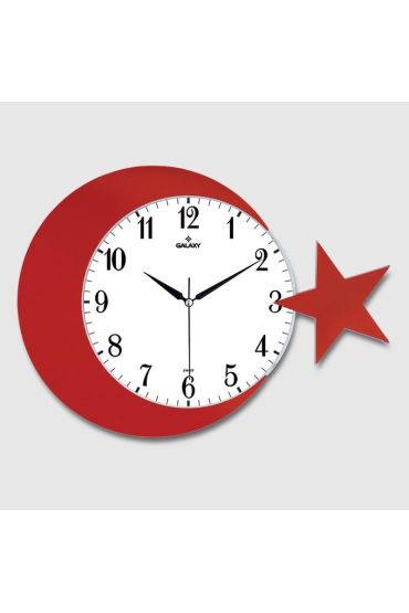 Ay Yildiz Duvar Saati 134-1