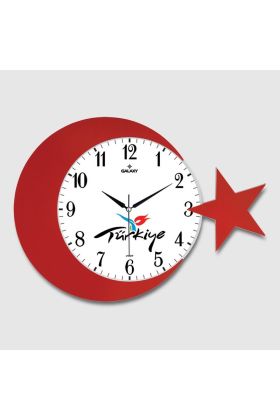 Ay Yildiz Duvar Saati 134-4