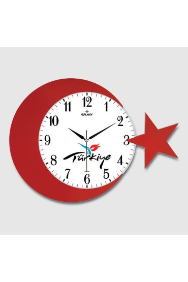 Ay Yildiz Duvar Saati 134-4