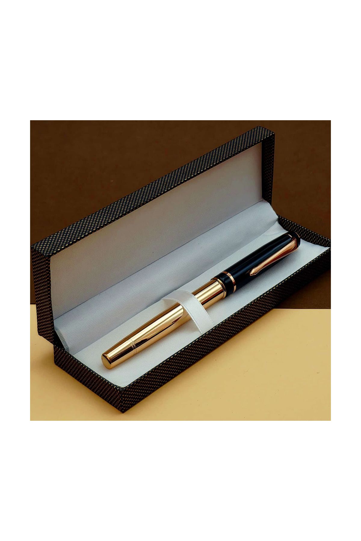 Öğretmenler Günü Hediyesi Kutulu Kalem Gold Siyah