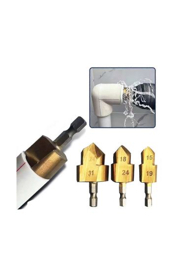 PPRC Boru Genişletme ve Delme Bits Uçlu Matkap Seti DMX4760