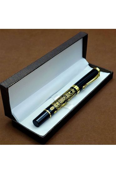 Kutulu Osmanlı Tuğralı Metal Kalem