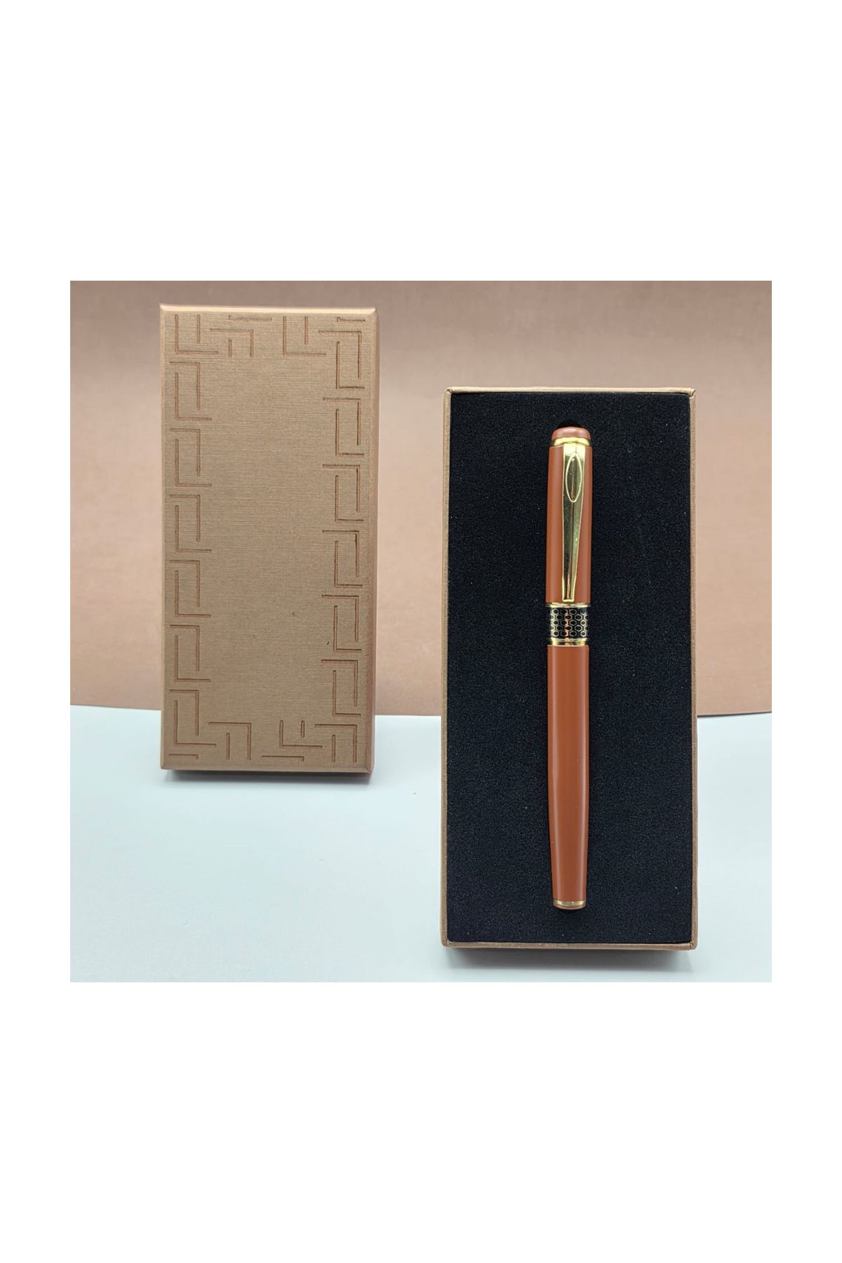 Promosyon Kutulu Kahverengi Kalem