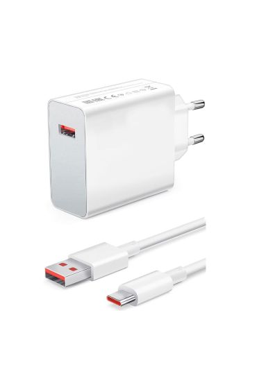 120Watt Turbo 1 x USB-A 1 Mt A to C Kablolu Duvar Şarj Aleti AC109