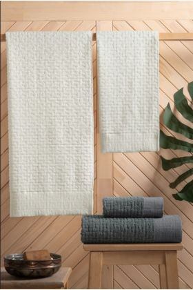  Banyo Seti Antrasit Krem