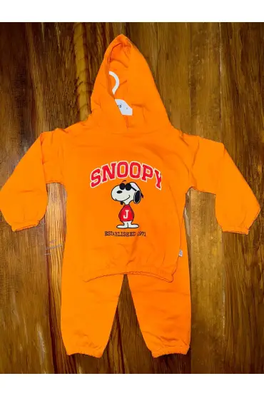 6-24 aylık snoopy takım turuncu