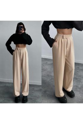 Cırtlı palazzo pantolon