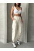 Jogger lastik paça pantolon