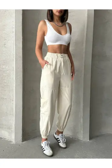 Jogger lastik paça pantolon