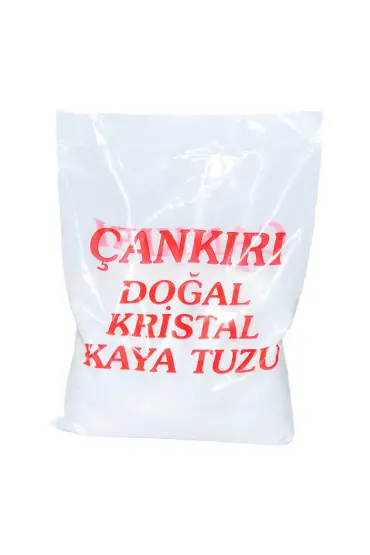 Yemeklik Doğal Kristal Kaya Tuzu Öğütülmüş Çankırı Beyaz 1000 Gr