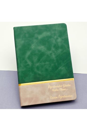 Öğretmenler Günü Hediyesi Yeşil Defter