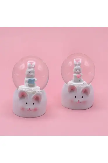 Mini Boy Tavşan Tasarımlı Kar Küresi