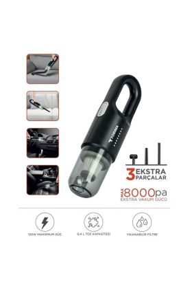 Şarjlı Araç EL Süpürgesi El Siyah A031S