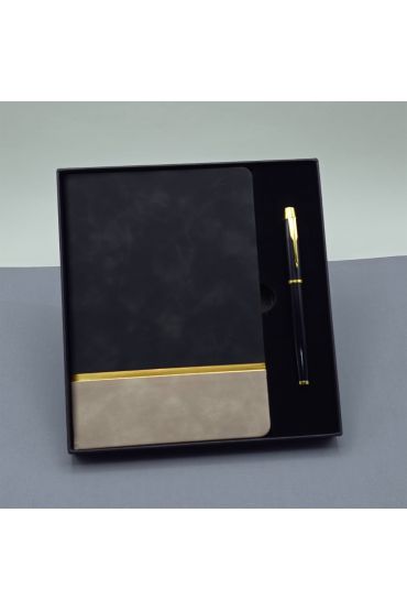 Defter Ve Kalem Kutulu Siyah Set