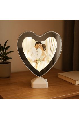 Led Işıklı Kalpli Sihirli Ayna