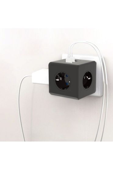 3 Priz 3XUSB 10A 2500W Termal Akım Korumalı Priz TGFTR09