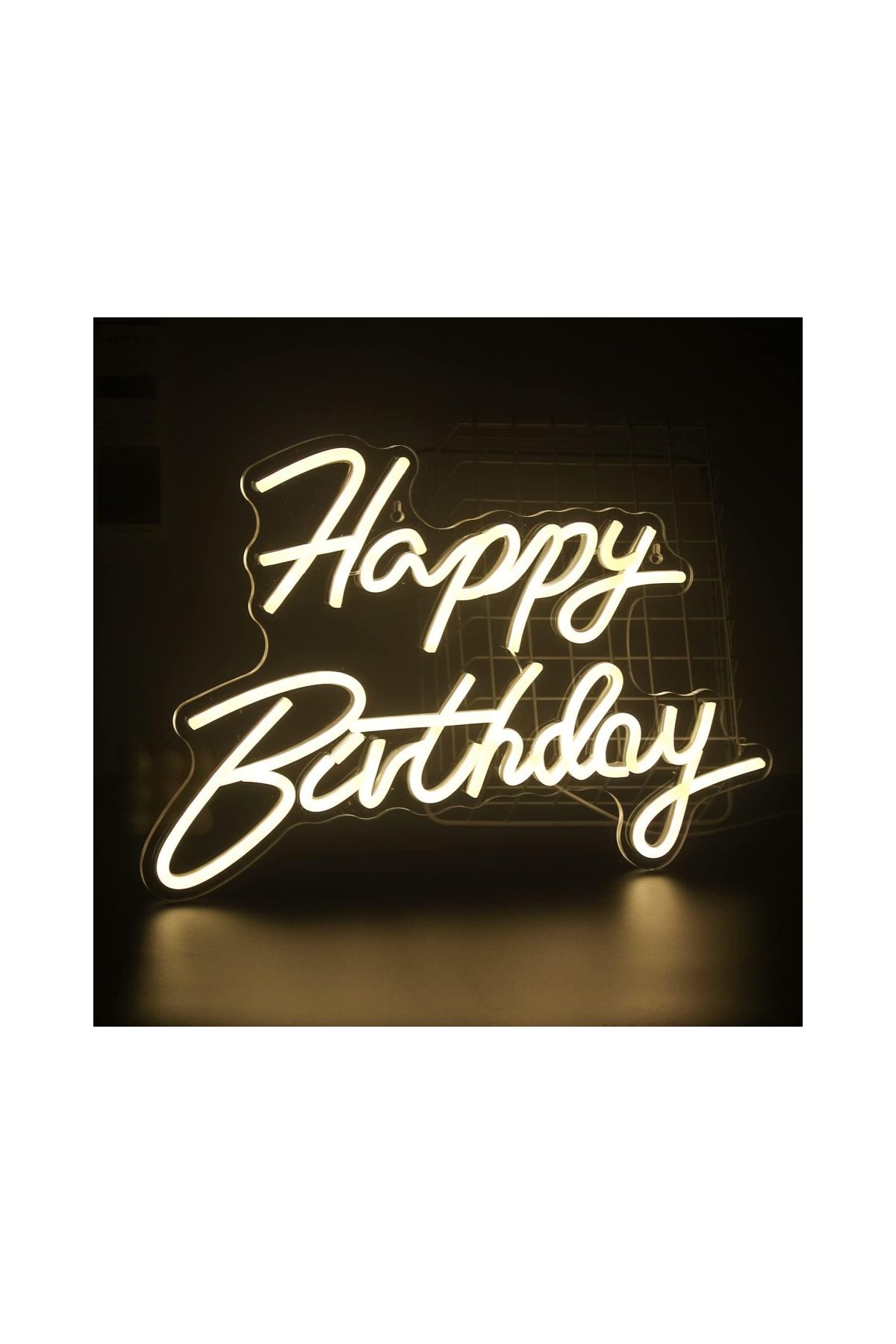 HAPPY BIRTHDAY Yazılı Neon Led