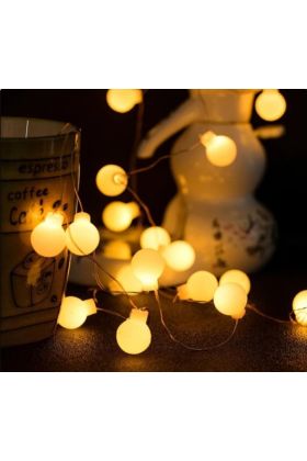 5M 28 Led Kırmızı Işık Şeffaf Kablo Fişli Eklemeli MZ-18-21