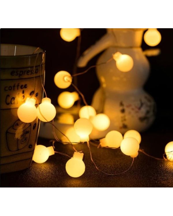 5M 28 Led Kırmızı Işık Şeffaf Kablo Fişli Eklemeli MZ-18-21