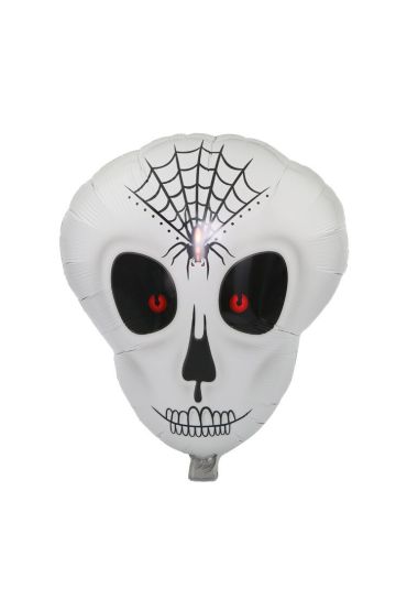 Örümcek Ağ Desenli İskelet Folyo Bn