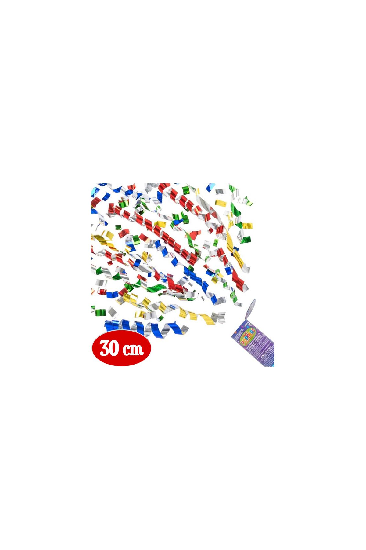 Karışık Renkli Konfeti 30 cm