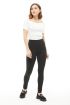 Kadın Büyük Beden Şardonlu Yüksek Bel Tayt