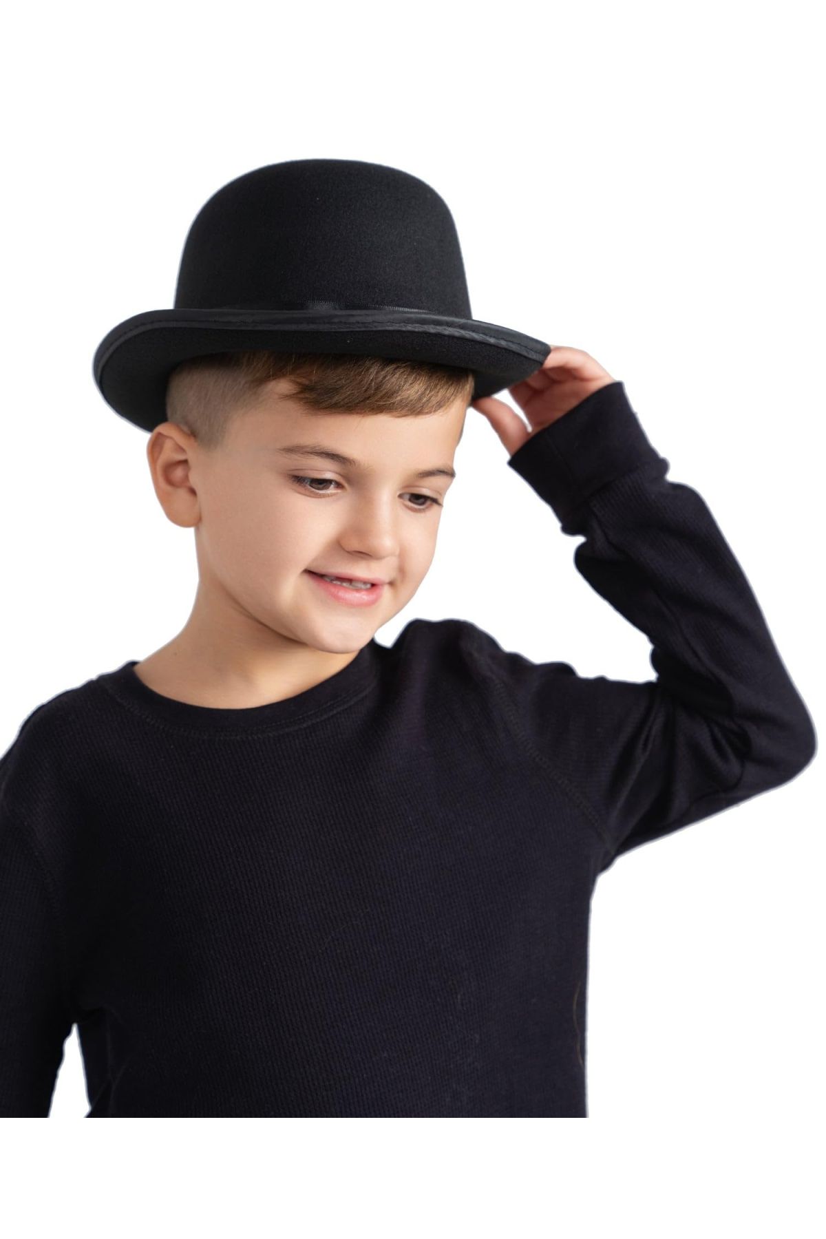 Charlie Chaplin Stil Çocuk Şapkası – Siyaelon Parti Şapkası