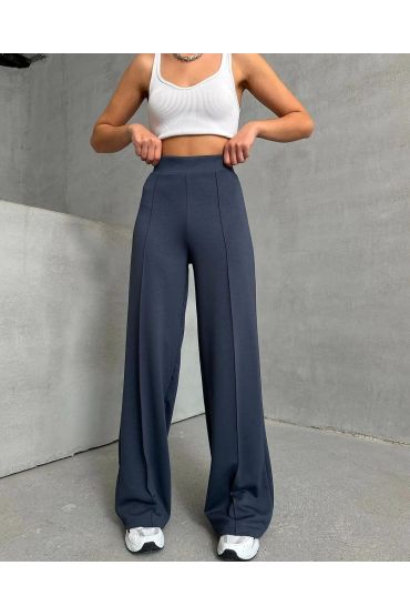 önü çımalı pantolon füme