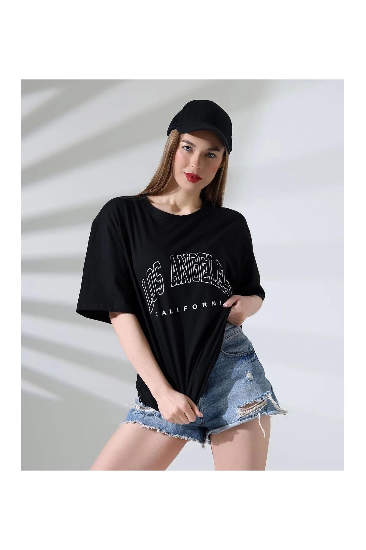 Angeles baskılı tişört