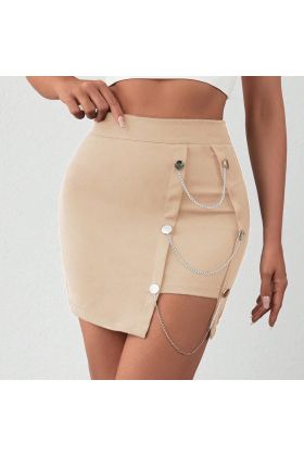 Zincirli mini etek s241008