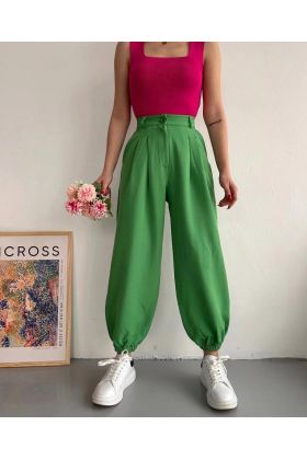 Şalvar pantolon yeşil s23202