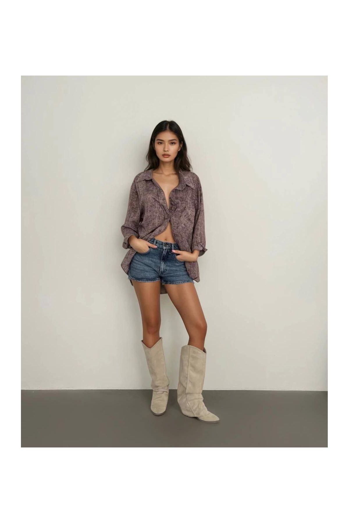 desenli gömlek s7331