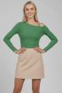 Tek Omuz İpli Bluz Yeşil