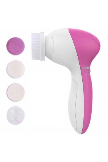 5 In 1 Pilli Yüz Temizleme Masaj Ve Peeling Fırça Seti