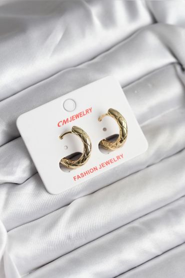 14K Gold Renk Kaplama CM Kadın Küpe - TJ-BKP11411